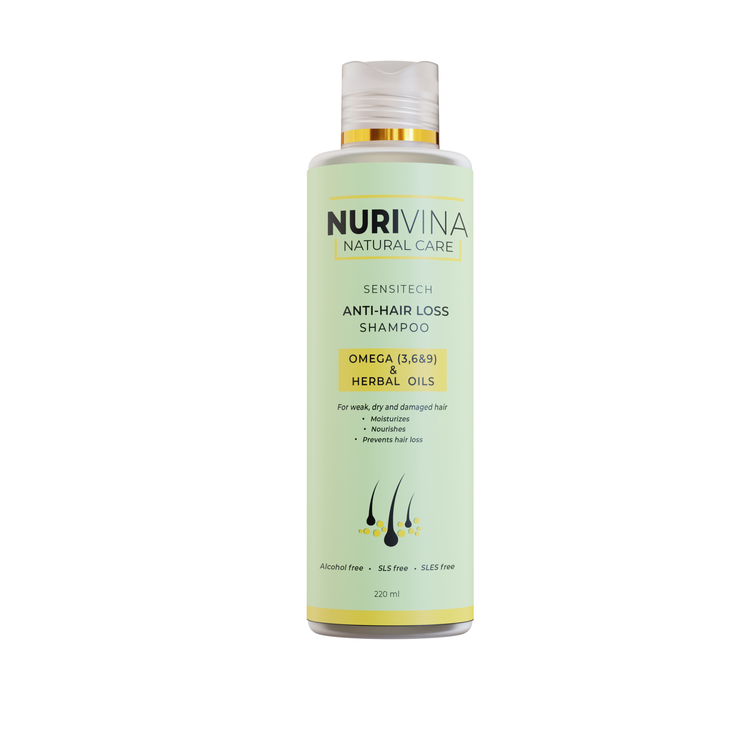 NURIVINA SHAMPOO 220ML