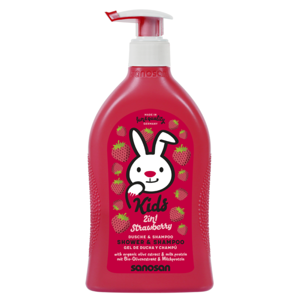 SANOSAN SHAMPOO&BATH 400ML STRAWBERRY