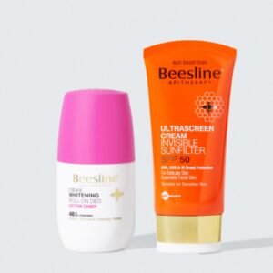 BEESLINE ULTRASCREEN CREAM INVISIBLE SUNFILTER SPF 50 + WHITENING ROLL-ON