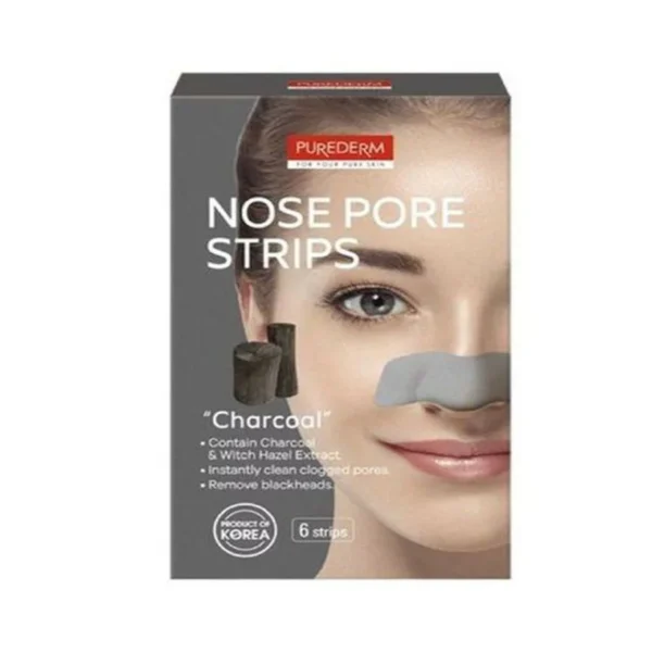 PUREDERM NOSE STRIPS 6PCS