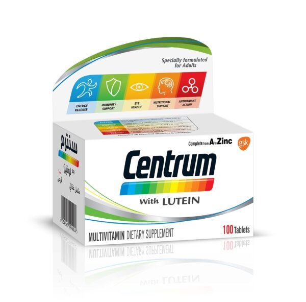 CENTRUM WITH LUTEN 100TAB NEW